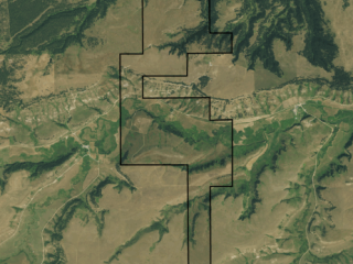 Map of New Hope Ranch: 1507 acres East of Lewistown