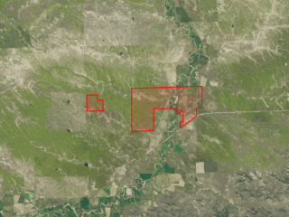 Map of Newman Ranch: 3334 acres NE of Melstone
