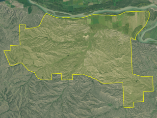 Map of Nickels Missouri River Ranch: 5000 acres SE of Nashua