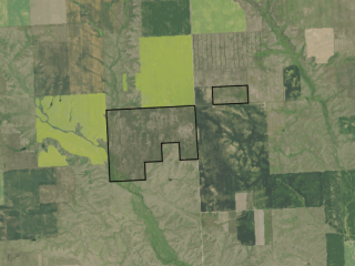 Map of Northeast Montana Dryland Farm: 724 acres North of Wolf Point