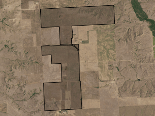 Map of Northeast Montana Farm: 1665 acres North of Wolf Point
