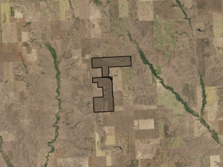 Map of Northeast Montana Farm: 1665 acres North of Wolf Point