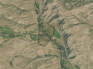 Map of One-N-Done Ranch: 278 acres North of Big Timber