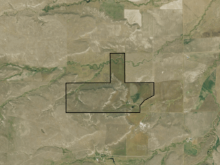 Map of Priddy Ranch: 525 acres SE of Rapelji
