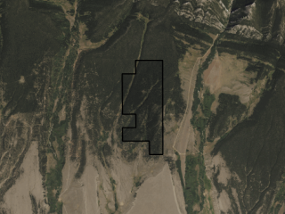 Map of Prime Montana Hunting Acreage on Swimming Woman Creek: 600 acres North of Ryegate