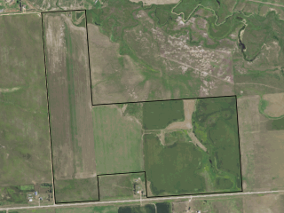Map of Productive Farm Ground In Baker, MT: 367.93 acres West of Baker