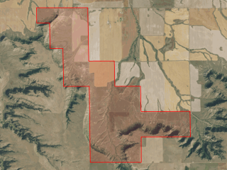 Map of Rafter J Ranch: 2104 acres South of Ryegate