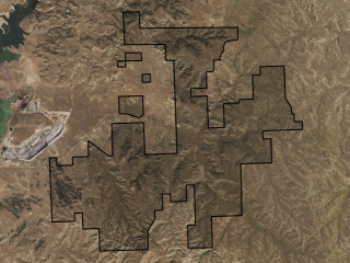 Map of Rancholme Ranch: 10892 acres East of Decker