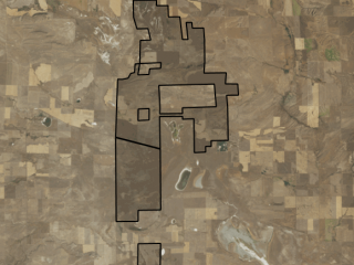 Map of Rapelje Bison Ranch: 15949 acres East of Rapelji