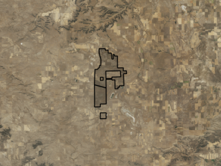 Map of Rapelje Bison Ranch: 15950 acres East of Rapelji