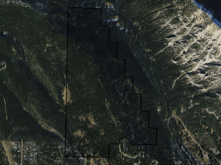 Map of Ridge Fork Road - Sanctuary Preserve: 320.57 acres NW of Big Sky
