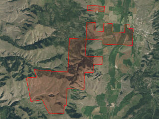 Map of Rockin Chair Ranch: 7230 acres SW of Philipsburg