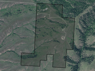 Map of Rockin JN Ranch: 545 acres NE of Sula