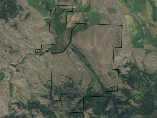 Map of Roher Ranch: 6443 acres SW of Helmville