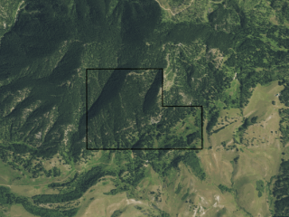 Map of Ruby Gulch: 219 acres North of Lewistown