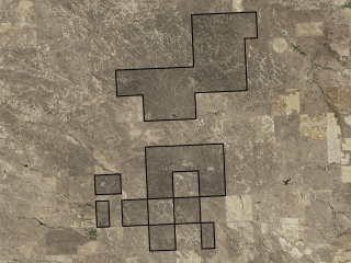 Map of SW McCone County Ranch: 12391 acres NE of Brockway