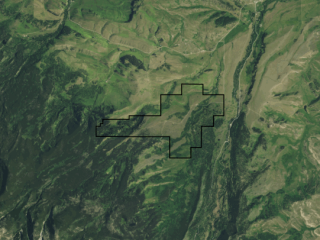 Map of Sacred Raven Ranch: 1542 acres SW of Fishtail