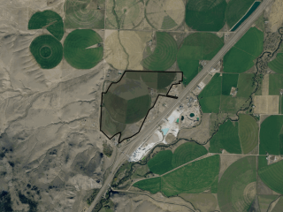 Map of Sage Bluff Ranch: 353.681 acres SW of Dillon