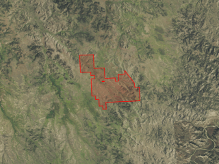 Map of Sayle Hall Ranch: 4242 acres SW of Broadus