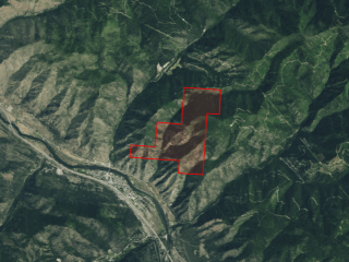 Map of Secluded Montana Property with Off-Grid Home Inside National Forest: 960 acres NE of Superior