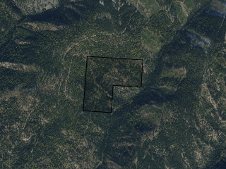 Map of Secluded Property With Off-Grid Cabin Surrounded By Lolo National Forest: 103.46 acres NW of Hudson