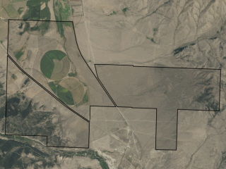 Map of Settle Ranch: 5967 acres NW of Helena