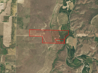 Map of Smith River Ranch: 330.14 acres East of Cascade