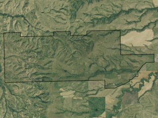 Map of Snively Ranch: 3669 acres SW of Lodge Grass