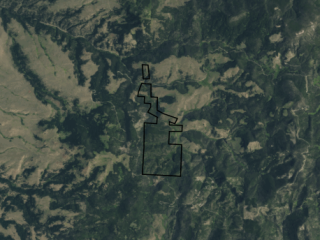 Map of South Fork Dry Cottonwood Creek: 575 acres East of Anaconda