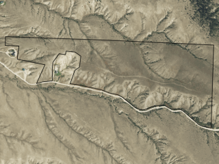 Map of South Fork Ray Creek Road: 148.4 acres NE of Townsend