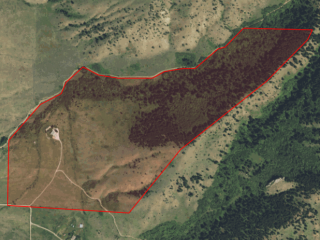 Map of Springhill Ridge: 114 acres NE of Belgrade