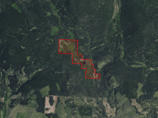 Map of Sundance Ranch on La Marche Creek: 249 acres Wise River
