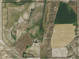 Map of Svensrud Property: 458 acres NW of Fromberg