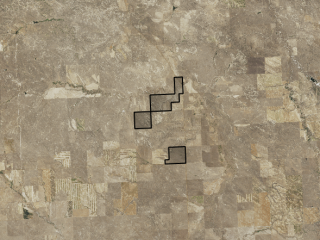 Map of Taylor Creek Pasture: 2587 acres Cohagen