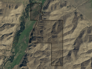 Map of The CH Ranch on Bridger Creek: 350 acres SE of Big Timber