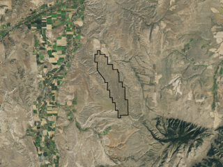 Map of The Edgar Five Mile Creek Ranch: 4215 acres SE of Edgar