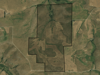 Map of Tiger Butte Ranch: 1280 acres SW of Belt