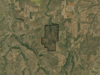 Map of Tiger Butte Ranch: 1280 acres SW of Belt
