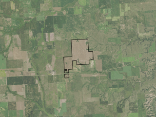 Map of Tillable Dryland Farm Ground In Northeastern Montana: 1315 acres East of Scobey