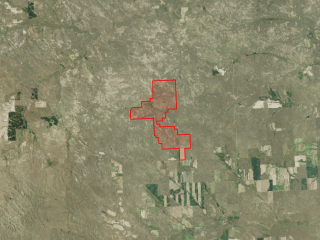 Map of Two Furrow Ranch: 5700 acres North of Cohagen