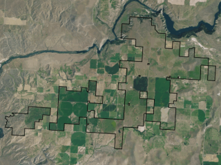 Map of Valley View Ranch: 5864 acres SW of Polson