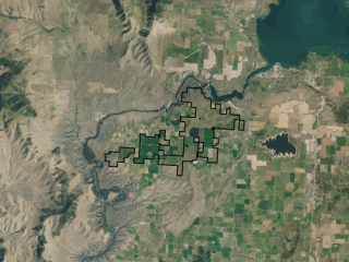 Map of Valley View Ranch: 5864 acres SW of Polson