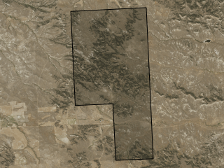 Map of Volborg Trophy Ranch: 2800 acres South of Miles City