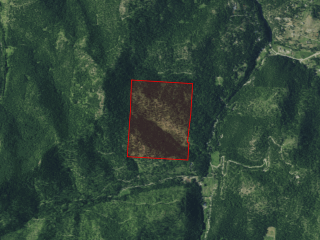 Map of Wapiti Hills Trail: 197 acres South of Kalispell