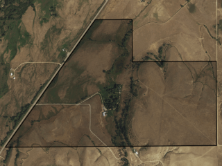 Map of Wishing Well Ranch: 396.41 acres NE of Roberts