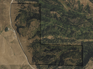 Map of Z / L Ranch East: 220 acres East of Lewistown