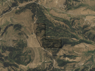 Map of Z / L Ranch East: 220 acres East of Lewistown