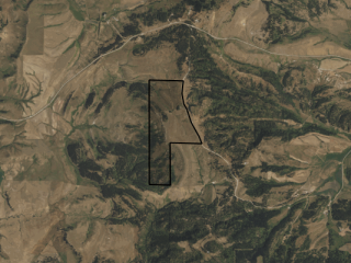 Map of Z / L Ranch West: 300 acres East of Lewistown