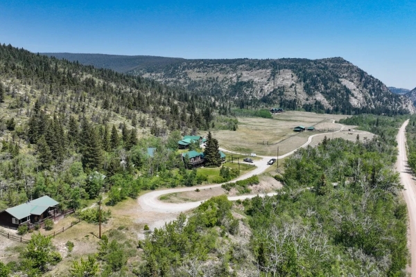 Map of Deep Canyon Ranch: 580 acres NW of Choteau