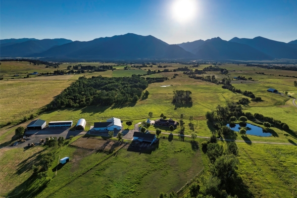 Map of St. Clair Ranch: 244 acres East of Stevensville